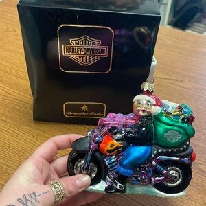 VTG CHRISTOPHER RADKO HARLEY DAVIDSON ORNAMENT